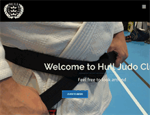 Tablet Screenshot of hulljudoclub.co.uk